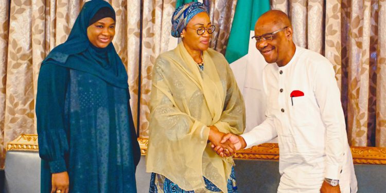 Wike Seeks Partnership With First Lady On Establishment Of Directorate For Women Affairs