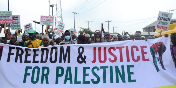 CIO Holds Rally In Supports Of Palestine In Lagos