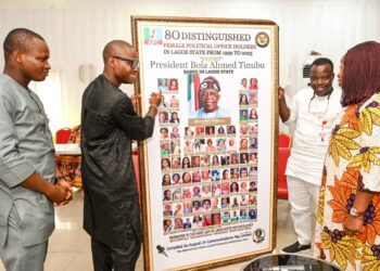 August24news Presents Frame Of 80 Distinguished Lagos Women To First Lady, Ibijoke Sanwo-Olu
