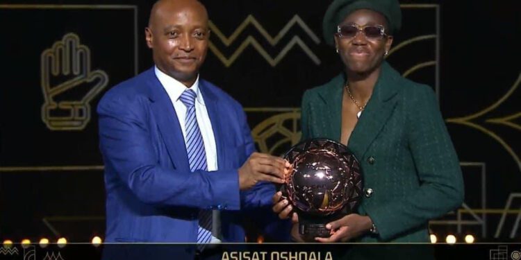 Asisat Oshoala Extends Her Record, Wins Africa Female Footballer Of The Year For Sixth Time