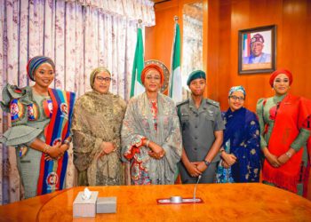 First Lady Commends Outstanding Female Officer Upon Graduation From Royal Military Academy