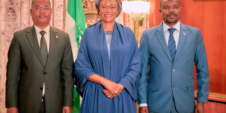 Oluremi Tinubu Urges Africa to Harness Education for Development During Meeting with Burundian Ambassador