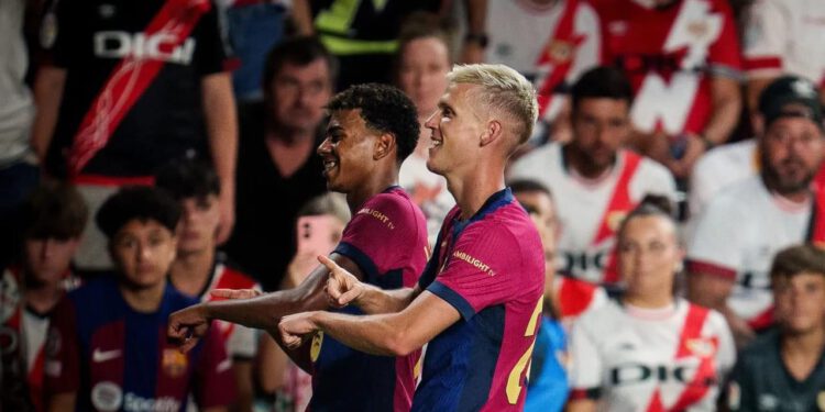 La Liga: Dani Olmo earns Barca 2-1 win against Vallecano