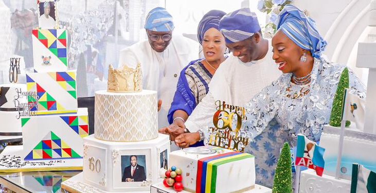 Obanikoro Felicitates with Hamzat at 60