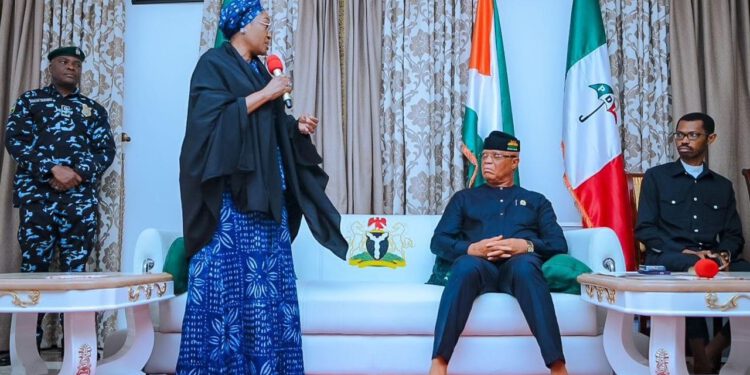 Oluremi Tinubu Honors Late Akwa Ibom First Lady During Emotional Condolence Visit