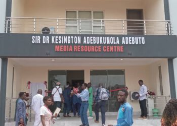 Highlights from the official commissioning of the Dr. Kesington Adebukunola Adebutu Media Resource Centre at NIJ, Ogba