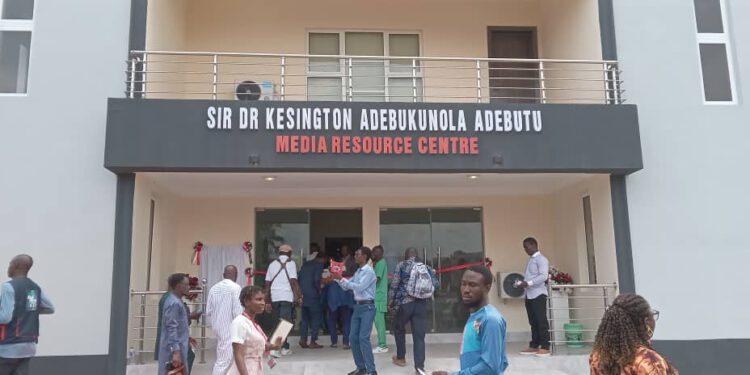 Highlights from the official commissioning of the Dr. Kesington Adebukunola Adebutu Media Resource Centre at NIJ, Ogba
