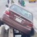 Pedestrian Narrowly Escapes Death as LASTMA Officers Apprehend Reckless Driver Who Causes Accident in Oshodi