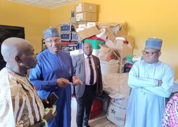 INEC Chairman Prof. Mahmood Yakubu Inspects Ondo State LGA Offices Ahead of Governorship Election