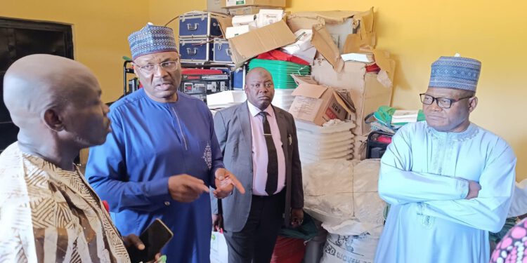 INEC Chairman Prof. Mahmood Yakubu Inspects Ondo State LGA Offices Ahead of Governorship Election
