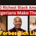 Three Nigerians Feature on Forbes 2024 List of Wealthiest Black Americans