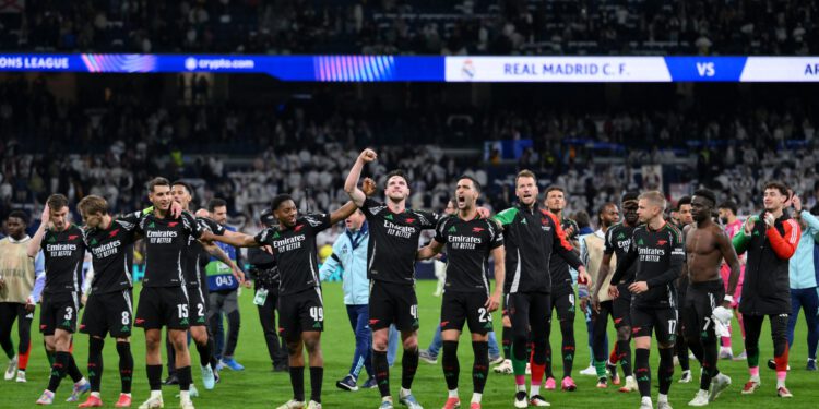 UCL: Arsenal stun Real Madrid again, qualify for semi-final