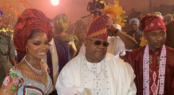 Governor Adeleke Steals the Show at Iyabo Ojo’s Daughter’s Glamorous Lagos Wedding