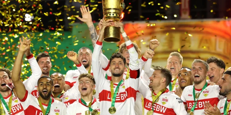Stuttgart secure Europa league spot with German Cup win