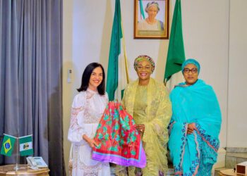 Photo News: Oluremi Tinubu Receives Brazilian Vice President’s Wife at State House