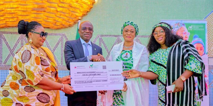 Oluremi Tinubu Visits Benue, Condoles with Victims of Killings, Donates N1 Billion Support Fund
