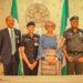 Photo News: Oluremi Tinubu Decorates Promoted Officers in Her Office