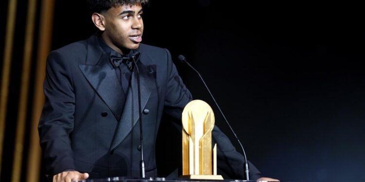 Lamine Yamal Shines Again, Retains Kopa Trophy at Ballon d’Or 2025