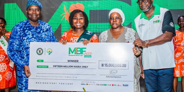 Oluwaseun Evelyn Wins ‘Most Beautiful Farmer Lagos’ as Government Reiterates Commitment to Food Sufficiency