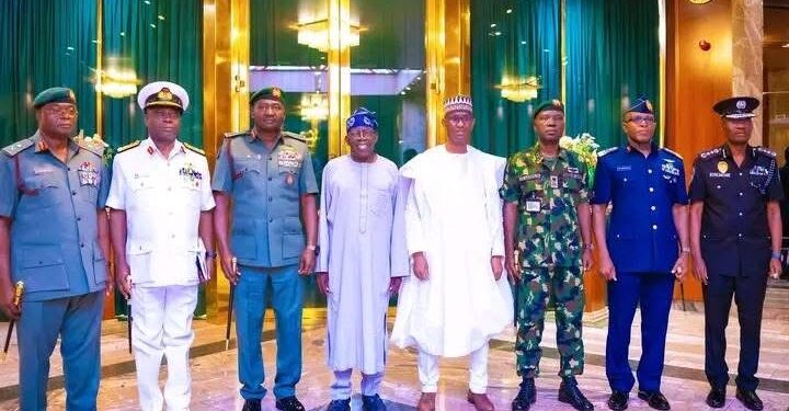 Tinubu Reshuffles Military Command, Names Oluyede Chief of Defence Staff as New Service Chiefs Emerge