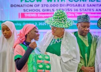 Oluremi Tinubu Launches Distribution of 370,000 Flow with Confidence Menstrual Hygiene Packs to Schoolgirls Nationwide