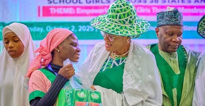 Oluremi Tinubu Launches Distribution of 370,000 Flow with Confidence Menstrual Hygiene Packs to Schoolgirls Nationwide