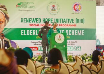 Oluremi Tinubu Urges Elderly Nigerians to Stay Healthy and Find Joy as RHI Hosts 3rd Elderly Support Scheme