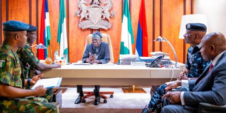 President Tinubu orders military, police, DSS to hunt down terrorists behind Kasuwan Daji attack