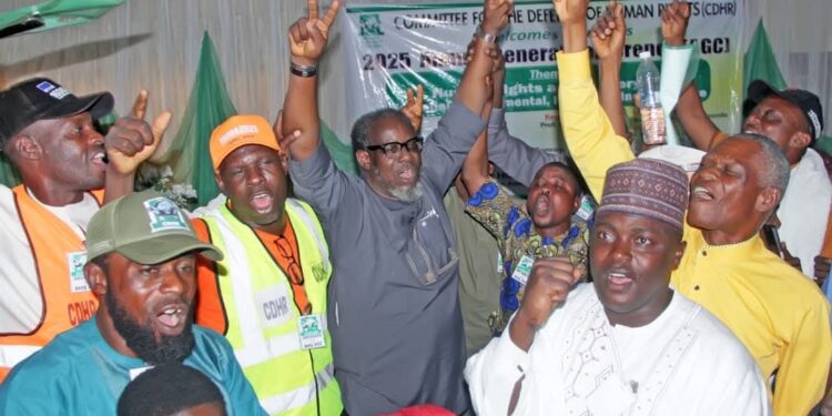 AGC 2025: CDHR Elects New Officers, Re-elects Debo Adeniran as President