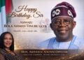 Adunni Hails Tinubu’s Leadership on Birthday, Praises Reforms and Global Recognition