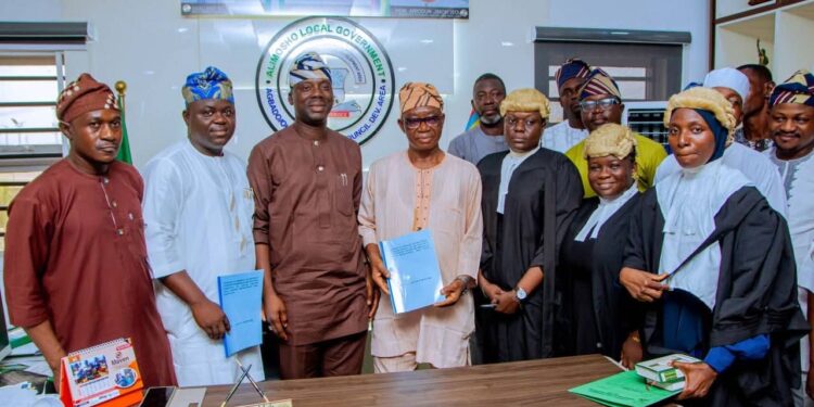 Agbado Oke-Odo LCDA Swears in Buhari Sulaimon as SLG, Jimoh Jelili as Revenue Committee Chairman