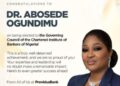 Providus Bank’s Abosede Oluyinka-Ogundimu Elected Into CIBN’s Governing Council