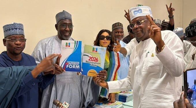Faleke Secures APC Presidential Nomination Form for Tinubu’s Re-election