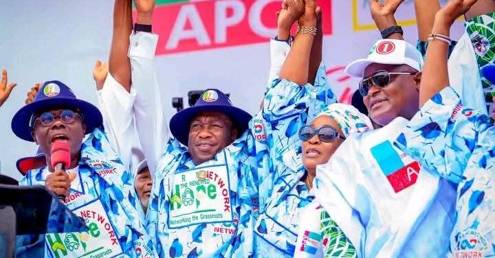 2027: TRN Endorses Tinubu, Hamzat; 50,000 APC Members Pray for President, Dep Gov’s Success