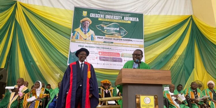 Prof. Kareem Urges Efficient Resource Management for Nigeria’s Development