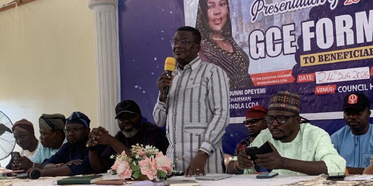 Akindele, Falade Charge GCE Beneficiaries to Excel, Make Council Proud